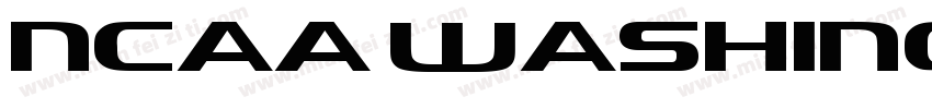 NCAA Washington St字体转换